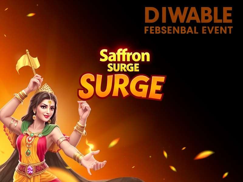 Saffron Surge Ace Game Banner